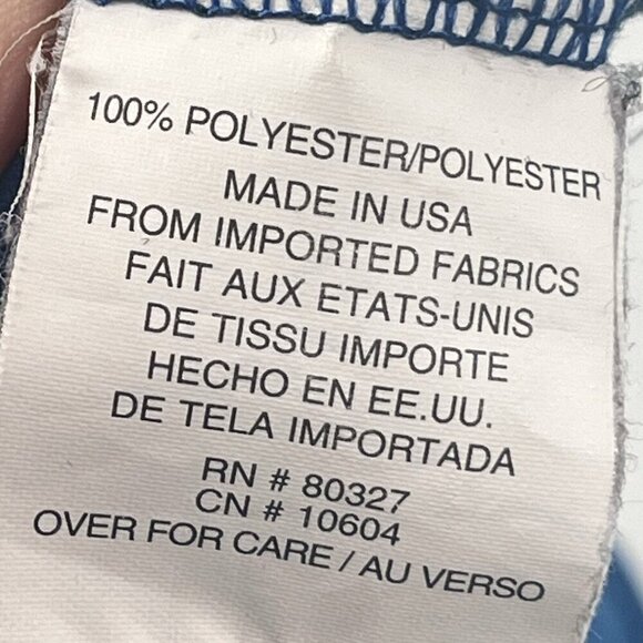 Vtg Peal Izumi Technical Wear Vented Quarter Zip Cycling Shirt Blue Mens L - Picture 7 of 7